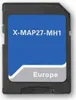 A close-up of a black SD card with a blue label and white text. Voir les images du produit
