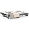 vidaXL Letto da giorno allungabile grigio 2x(90x200) cm in Anteprima dell’immagine prodotto 1