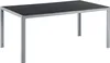 BELIANI Gartentisch Schwarz und Silber Aluminium mit Produktbild-Vorschau 1