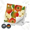 20 Servietten Apple & Stripes - Leckere Äpfel auf Streifen Produktbild-Vorschau 2
