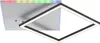LED Deckenleuchte, stahl, dimmbar Fernbedienung RGB LED, L Produktbild-Vorschau 1