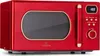 A red Klarstein microwave with gold accents is shown from the front against a white background. Produktbild-Vorschau