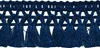 1m Fransenborte 32mm marineblau Produktbild-Vorschau