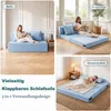 Bodensofa mit schlaffunktion, Klappbar Schlafsofas, 3-in-1, Produktbild-Vorschau 4