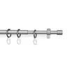 Stilgarnitur Silber 120-220 cm – ausziehbare Metall Produktbild-Vorschau 1