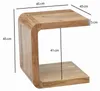 Table d'appoint WOHNLING, forme en C, en bois d'acacia Voir les images du produit 3