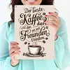 Kaffeetasse mit Zitat Metallschild XXL in 28x38 cm - Bester Produktbild-Vorschau 3