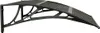 A black awning is shown against a white background. Náhled obrázku produktu