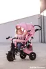 Trojkolka Tobi Velar + fólia do dažďa - ružová Náhľad obrázku produktu 6
