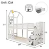 Flieks Etagenbett 90x200cm mit Stauraumtreppe, Kinderbett Produktbild-Vorschau 7