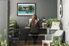 Bild 70x50 MDF-Rahmen Wandkunst Boot Sea Landschaft Produktbild-Vorschau 3