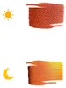 schnuersenkel reflektierend flach orange 2
