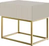 Selsey VELDIO - Nachttisch mit Schublade, Graubeige Taupe Produktbild-Vorschau 1