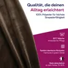 Samt Vorhang Kräuselband U-Band Gardine Velvet abdunkelnd, Produktbild-Vorschau 3