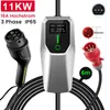 Junsun 3-Phasig Mobile Wallbox EV Ladegerät 11kW Typ 2 6m Produktbild-Vorschau 2
