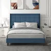 Flieks Letto imbottito Letto matrimoniale 140x200 cm con Anteprima dell’immagine prodotto 12