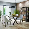 2x rám stolu ve tvaru X 72 x 80 cm černé kovové stolové Náhled obrázku produktu 4