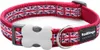 Hundehalsband Rot Dingo STYLE UNION JACK FLAG 15 mm x 24-36 Produktbild-Vorschau 1