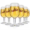 6x Hasseröder Bier Glas Biergläser 0,2l Pokalgläser Produktbild-Vorschau 1