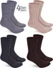 BRUBAKER 4 Paar Wollsocken - Warme Wintersocken für Damen Produktbild-Vorschau 3