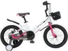 SKYS Kinderfahrrad von 3 bis 9 Jahren 18 Zoll Rosa Produktbild-Vorschau 1