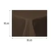 Tischdecke Leinenoptik 90x90 cm eckig beschichtet Produktbild-Vorschau 4
