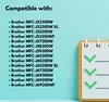 A list of compatible printer models with checkmarks on a clipboard. Anteprima dell’immagine prodotto