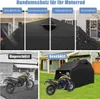 Riparo per moto, tessuto Oxford 600D, 345x137x190 cm Anteprima dell’immagine prodotto 4