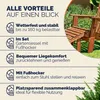 CASARIA® 2x Sonnenliege Holz Wetterfest Klappbar 160kg Produktbild-Vorschau 7