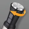 Close-up of the handle of a hand blender, showing the speed control dial and buttons. Podgląd zdjęcia produktu