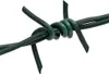 A close-up view of green barbed wire. Produktbild-Vorschau