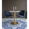 Esstisch >Bolzano< in Weiss, Marmor - 70x75x70cm Produktbild-Vorschau 8