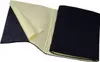 A black sound-dampening mat is shown partially unrolled, revealing its adhesive backing. Produktbild-Vorschau