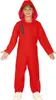 A young boy wearing a red hooded jumpsuit. Náhled obrázku produktu