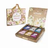 A gift set of Lovare tea, including a gift bag and an open display box with six varieties of tea. Voir les images du produit