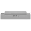 "2026 Promotion" Stretch Sofahusse 4-Sitzer Grau Produktbild-Vorschau 6