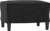 vidaXL Fußhocker Schwarz 60x50x41 cm Samt Produktbild-Vorschau 1