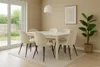 Venedig Essgruppe Tisch weiß 95x180/276 mit 2 Stk. Produktbild-Vorschau 4