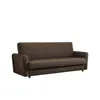 A brown sofa is shown against a white background. Náhled obrázku produktu