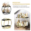 2-stöckiger Make up Organizer Metall Parfüm Organizer für Produktbild-Vorschau 7