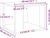 A diagram showing the dimensions of a furniture item. Podgląd zdjęcia produktu