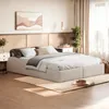 Fortuna Lai Polsterbett 140x200 cm, Leinenbett mit Produktbild-Vorschau 2