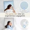 Herlag 2-in-1 Kopfkissen mit Sommer- & Winterseite 80x80cm Produktbild-Vorschau 3