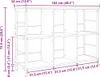 vidaXL Bücherregal Sonoma-Eiche 102 x 32 x 72,5 cm Produktbild-Vorschau 8