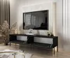 RTV Schrank COLETTE II 175 cm Schwarz / Schwarz matt mit Produktbild-Vorschau 2