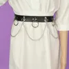 Punk Leder Harnes Gürtel Damen, 1 Stück BH Body Chain y Produktbild-Vorschau 3