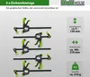 5x Einhandzwinge 60x150 mm Schnellspannzwinge Schraubzwinge Produktbild-Vorschau 2