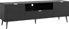 Meuble TV 'Nand' avec tiroir et 2 portes cannelées 160 x 40 Voir les images du produit 3