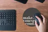 MuchoWow® Mauspad Mousepad Zitate - Mach dich stolz - Produktbild-Vorschau 4