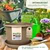 MePla - 3 x Set - Pflanzkübel Cylindro ø 60 + Untersetzer ø Produktbild-Vorschau 4